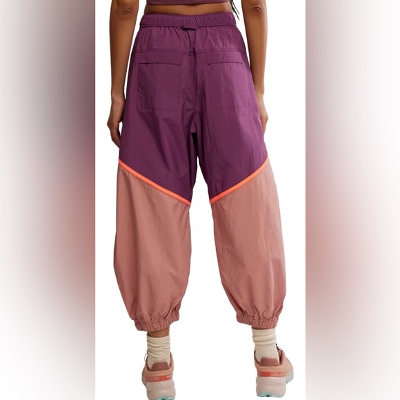 $98 FREE PEOPLE FP MOVEMENT WOMEN'S FREE THROW PANTS  MAUVE PINK SIZE S - Picture 3 of 5